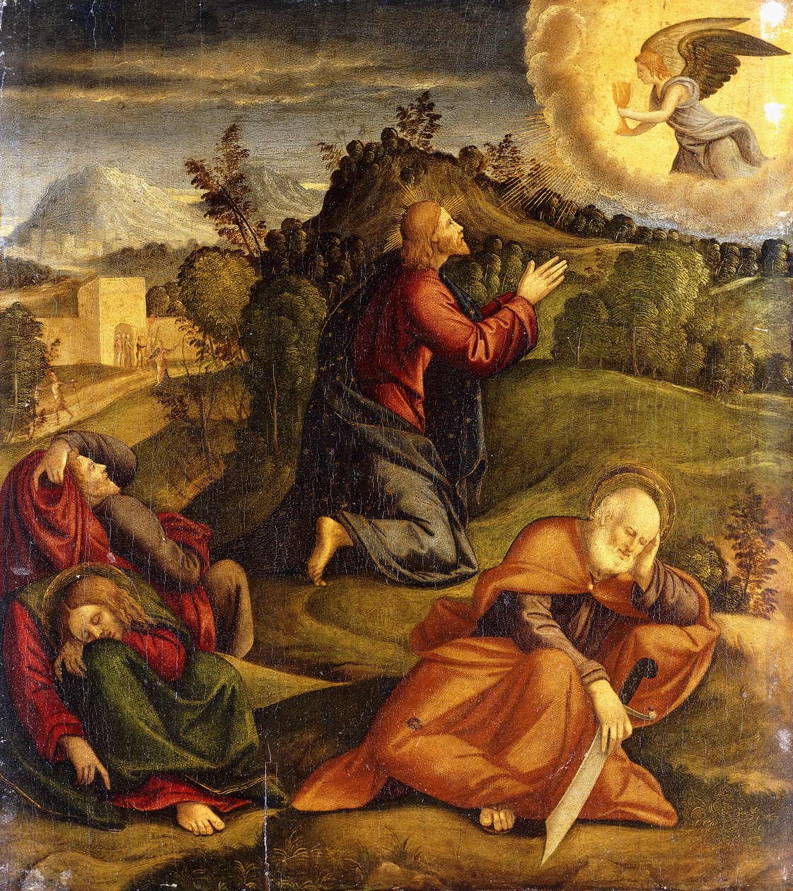 العذاب في الحديقة ، بواسطة Girolamo da Santacroce