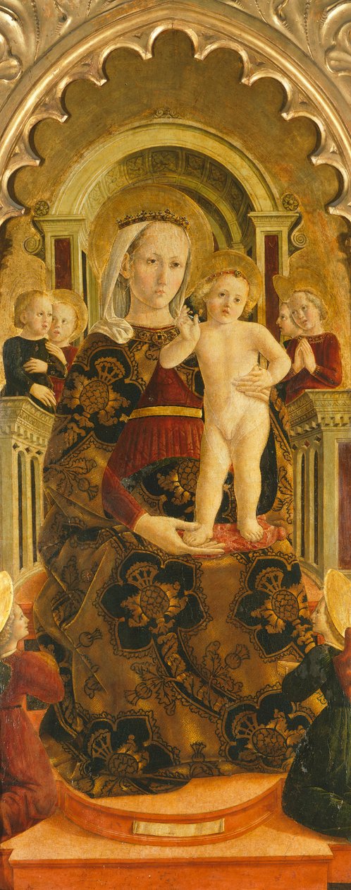 تتوج مادونا (لوحة) بواسطة Girolamo di Giovanni di Camerino
