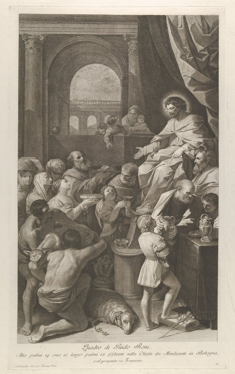 جلس القديس أيوب على اليمين يتلقى هدايا الشعب ... ، كاليفورنيا. 1760-1800. بواسطة جوليانو تراباليسي