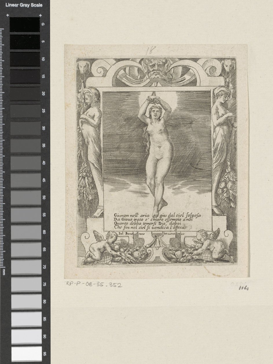 تم تعليق جونو في الجو جونو الحب والغضب والغيرة (عنوان المسلسل) Amori sdegni et gielosie di Giunone (عنوان المسلسل) بواسطة جوليو بوناسون