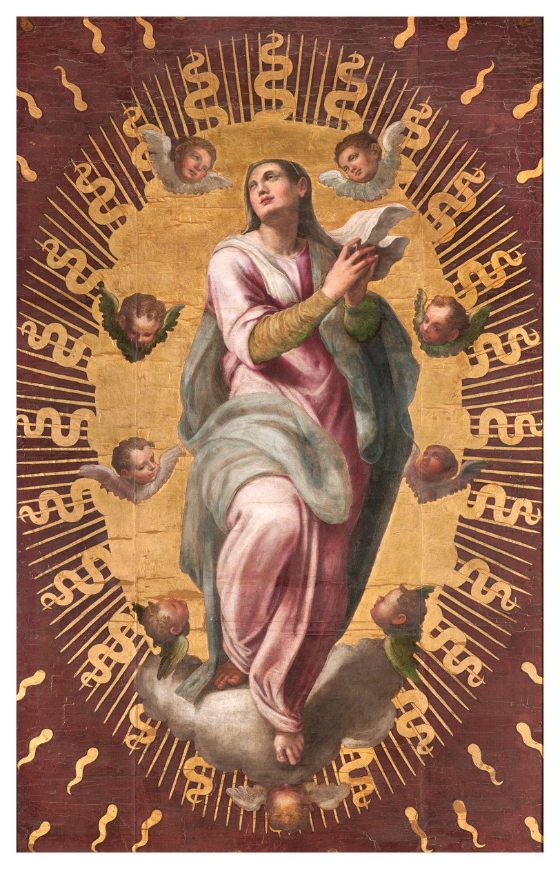 Sacristy of the Canons ، جوليو كامبي 1568 ، لافتة الافتراض بواسطة جوليو كامبي