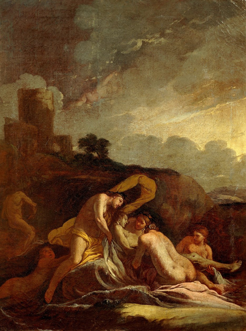 وفاة أدونيس ، بقلم جوليو كاربيوني (1613-1678). بواسطة جوليو كاربيوني