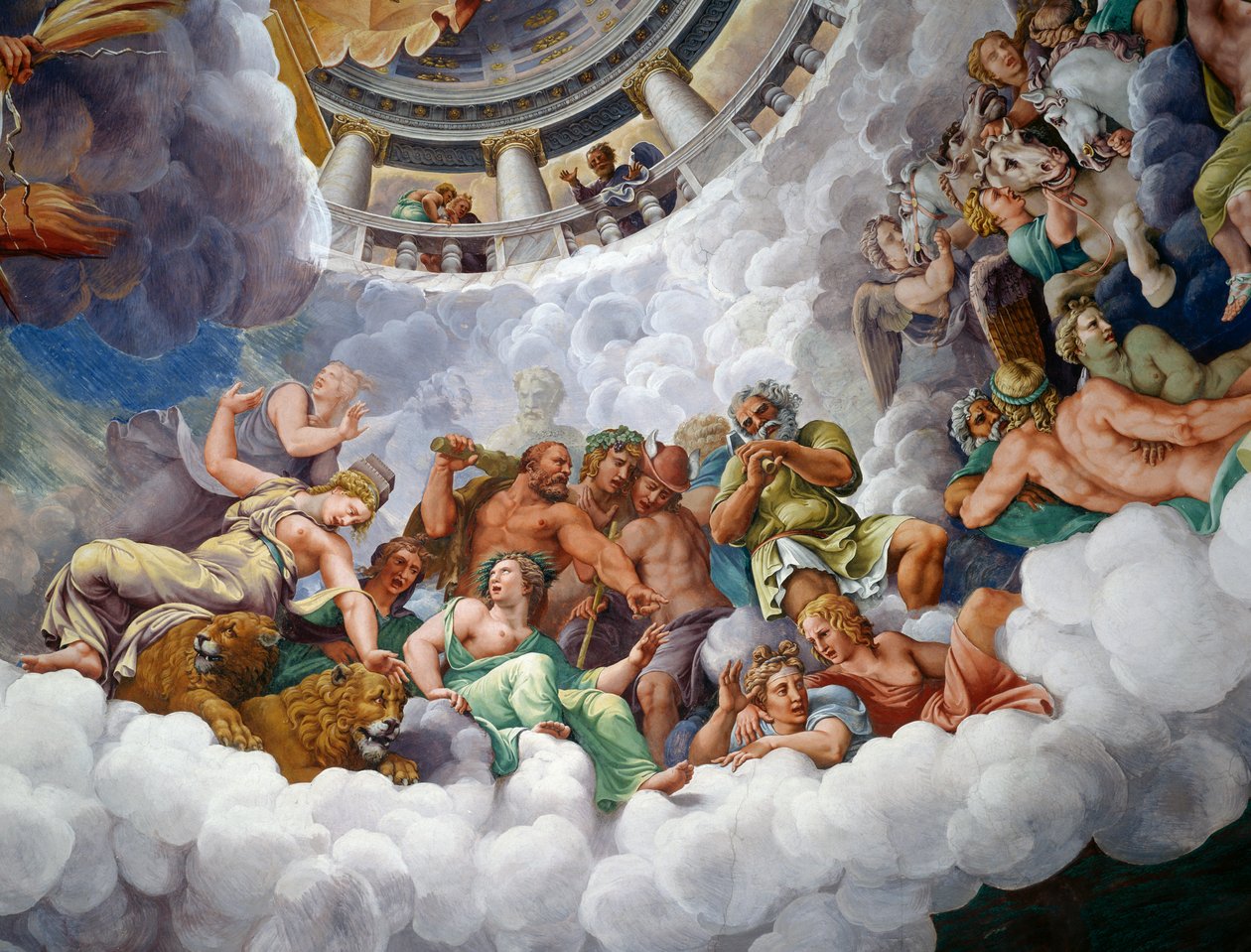Gods of Olympus بواسطة جوليو رومانو