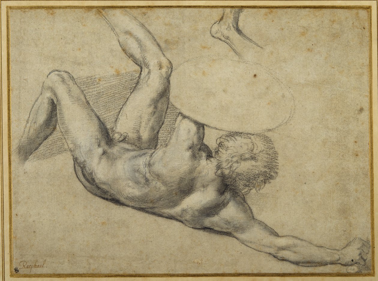 Study for warrior fallen in the 