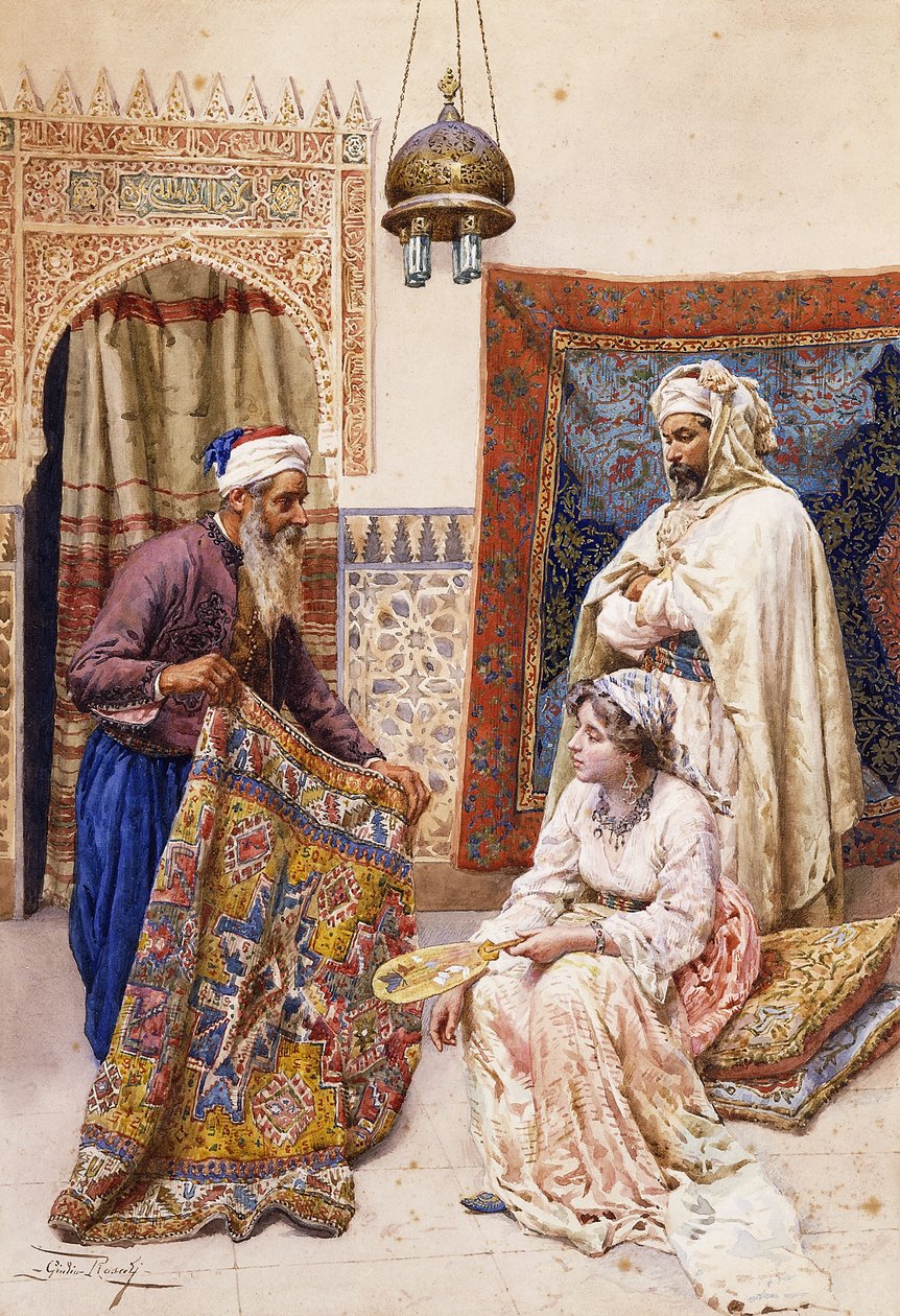 بائع السجاد ، بواسطة جوليو روساتي