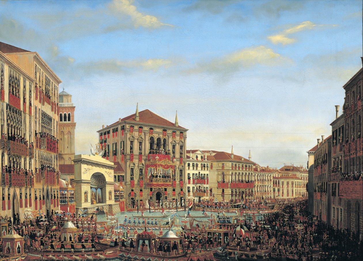 نابليون الأول (1769-1821) رئيس ريجاتا في البندقية ، 1807 بواسطة جوزيبي بورساتو