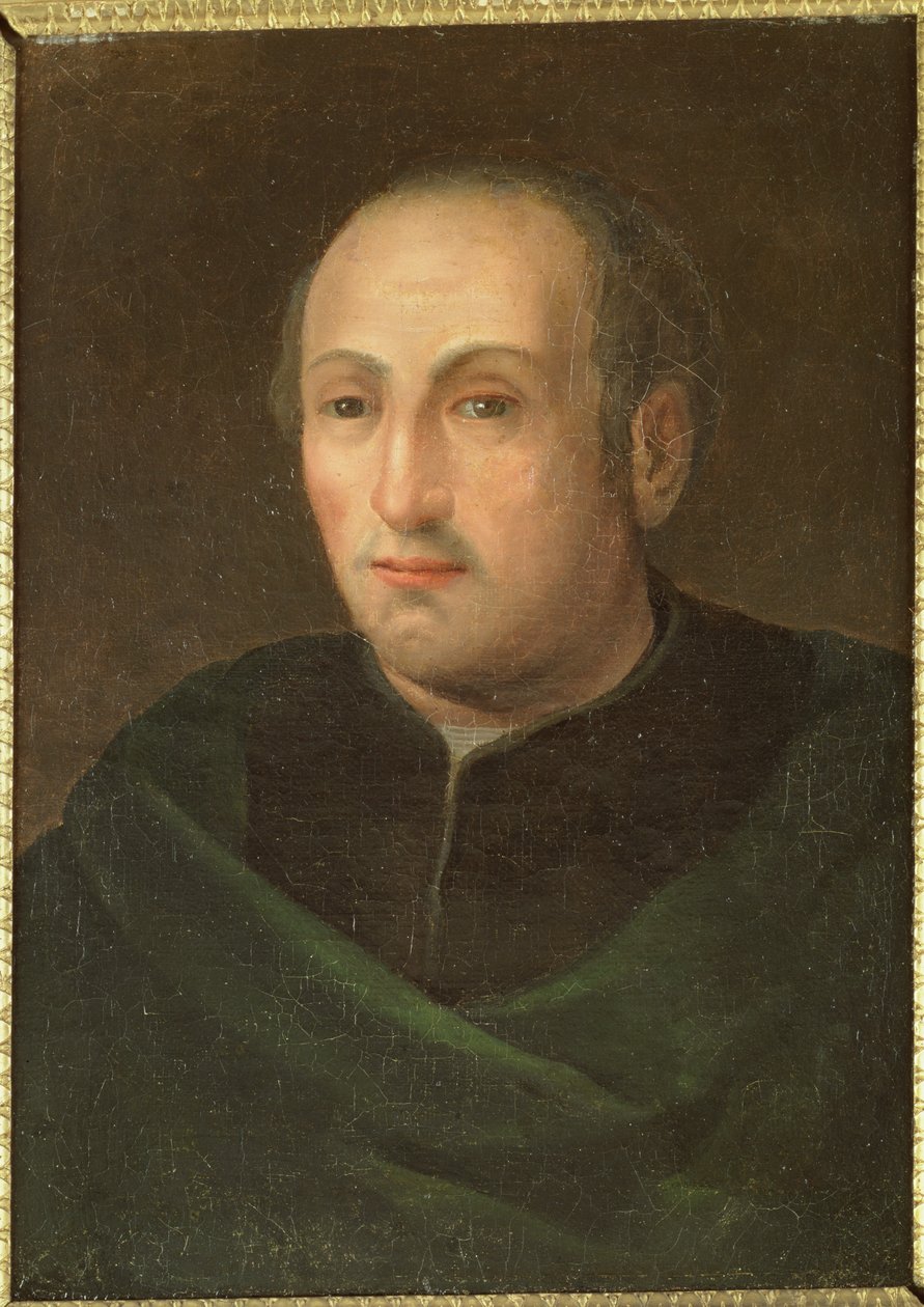 كريستوفر كولومبوس (c.1451-1506) ، بعد لوحة في أوفيزي ، 1788 بواسطة جوزيبي كاليندي