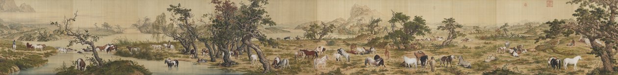 مائة حصان بواسطة جوزيبي كاستيليوني