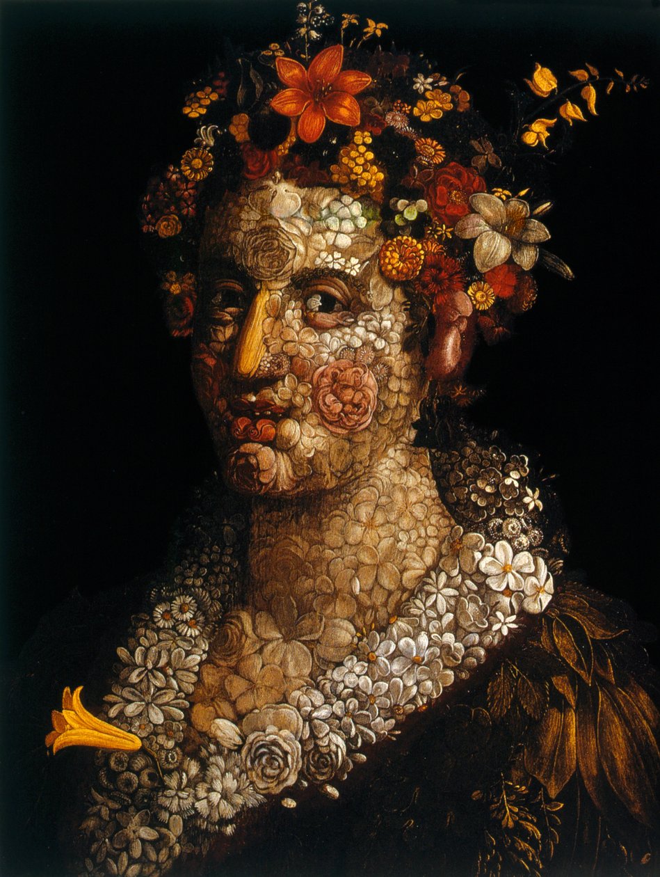 فلورا ، c1591 بواسطة جوزيبي أركيمبولدي