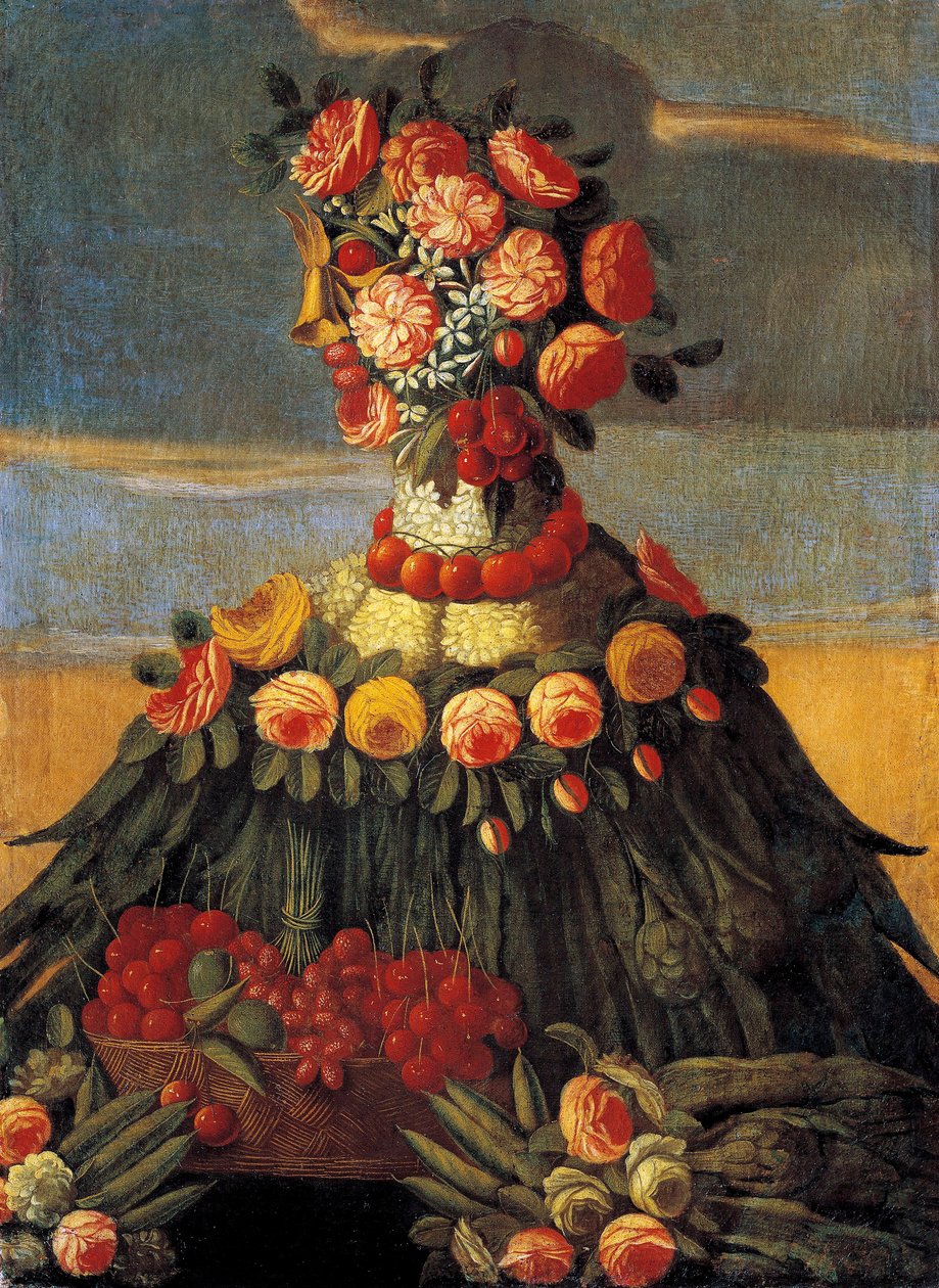 الرسم الربيعي لورشة العمل بواسطة جوزيبي أرسيمبولدو (Arcimboldi بواسطة جوزيبي أرخيمبولدو