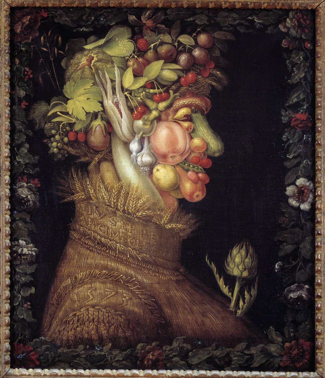 الصيف. قصة رمزية عن الفصول. لوحة جوزيبي ارسيمبولدو (1527-1593). متحف اللوفر بواسطة جوزيبي أرخيمبولدو