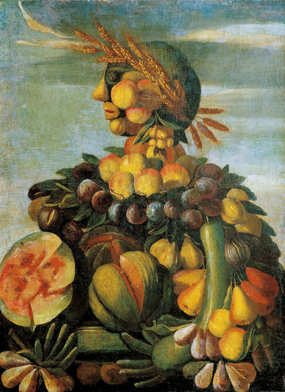 اللوحة الصيفية لورشة عمل جوزيبي أرسيمبولدو (Arcimboldi بواسطة جوزيبي أرخيمبولدو