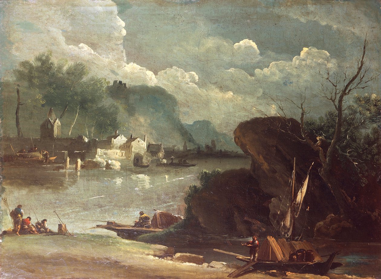 منظر رائع ، بقلم جوزيبي برناردينو بيسون (1762-1844). بواسطة جوزيبي برناردينو بايسون