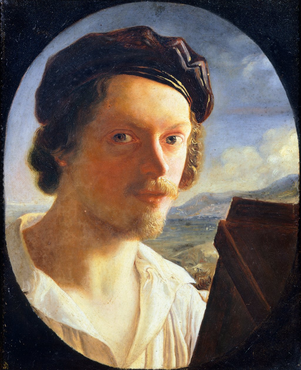 بورتريه ذاتي لجوزيبي بيزولي (1784-1855) بواسطة جوزيبي بيزولي