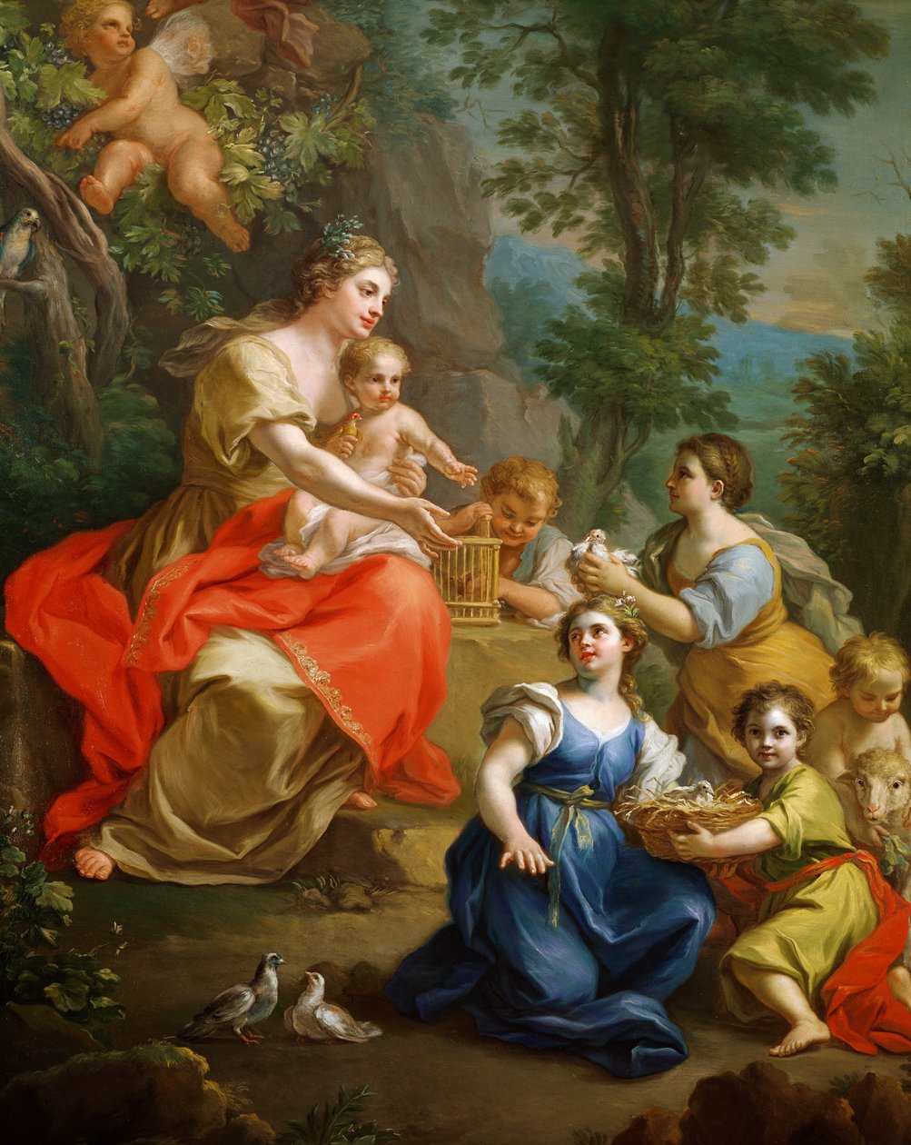 قصة البراءة ، بقلم جوزيبي بونيتو (1707-1789) ، التفاصيل بواسطة جوزيبي بونيتو