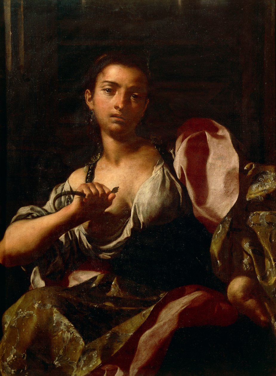 كليوباترا ، جوزيبي بونيتو (1707-1789) ، زيت على قماش ، 99x74 سم ، المملكة البطلمية بواسطة جوزيبي بونيتو