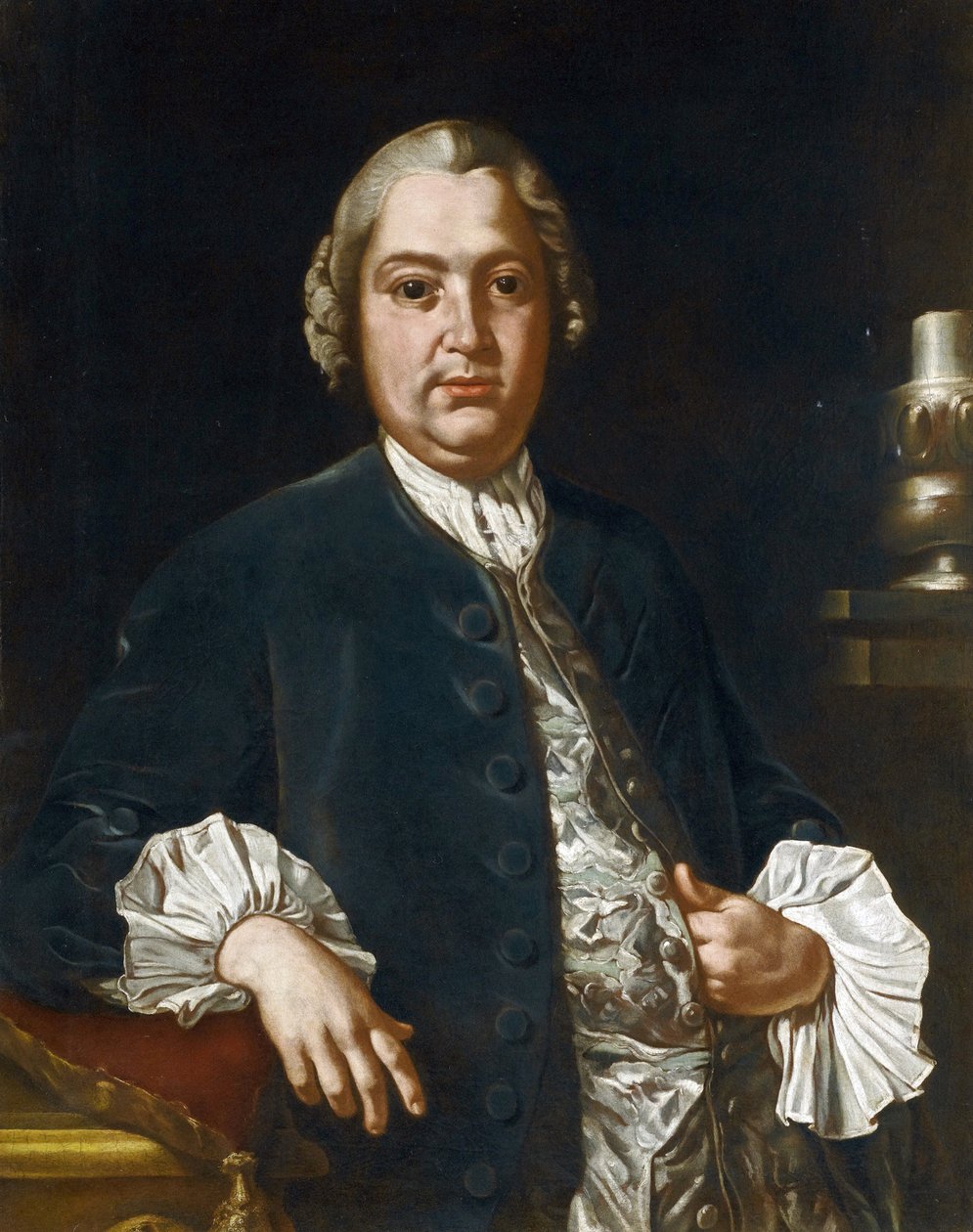 صورة للمؤلف الموسيقي نيكولو جوميلي (1714-1774) par Bonito ، Giuseppe (1707-1789) ، - زيت على قماش ، 84x73،5 - مجموعة خاصة بواسطة جوزيبي بونيتو