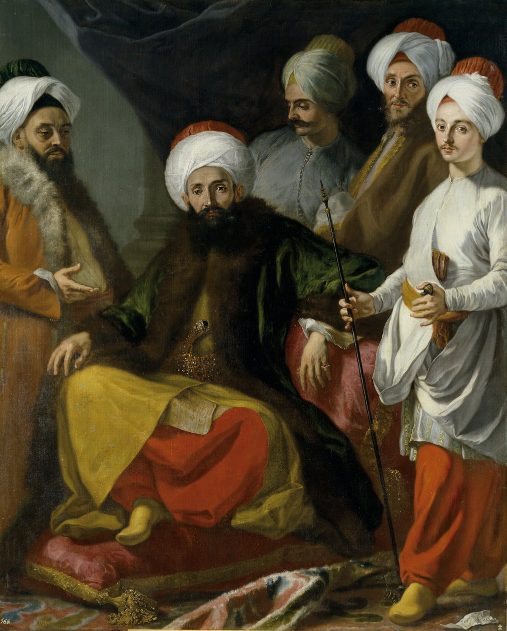 السفارة التركية في نابولي عام 1741 بواسطة جوزيبي بونيتو