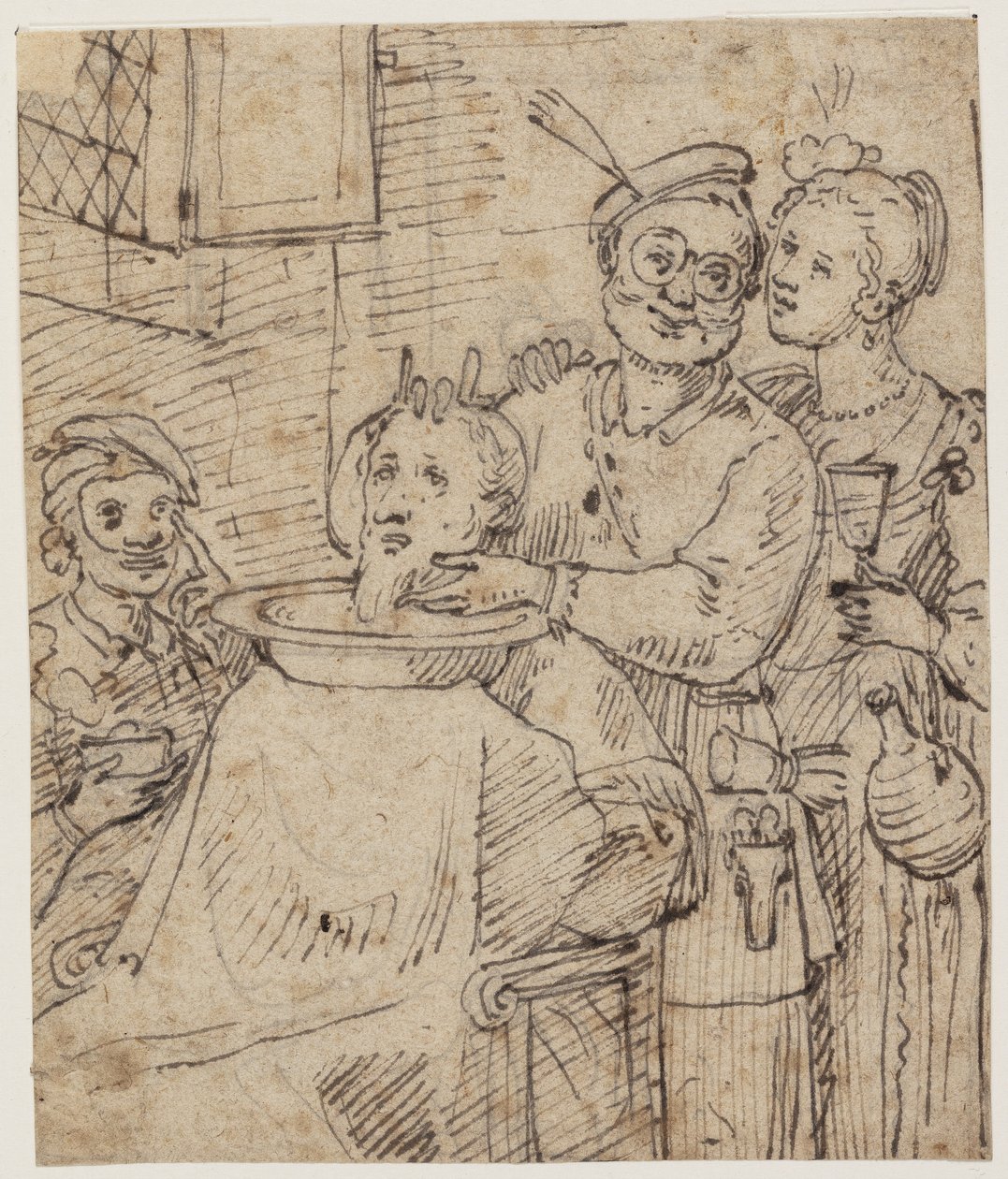 ثلاثة أشخاص يرتدون الكرنفال / commedia dell
