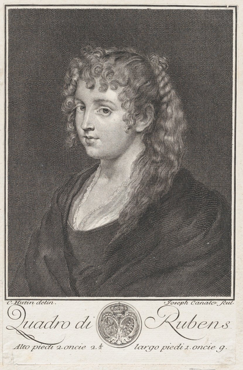 صورة لامرأة شابة ، كاليفورنيا. 1745-1776. بواسطة جوزيبي كانال