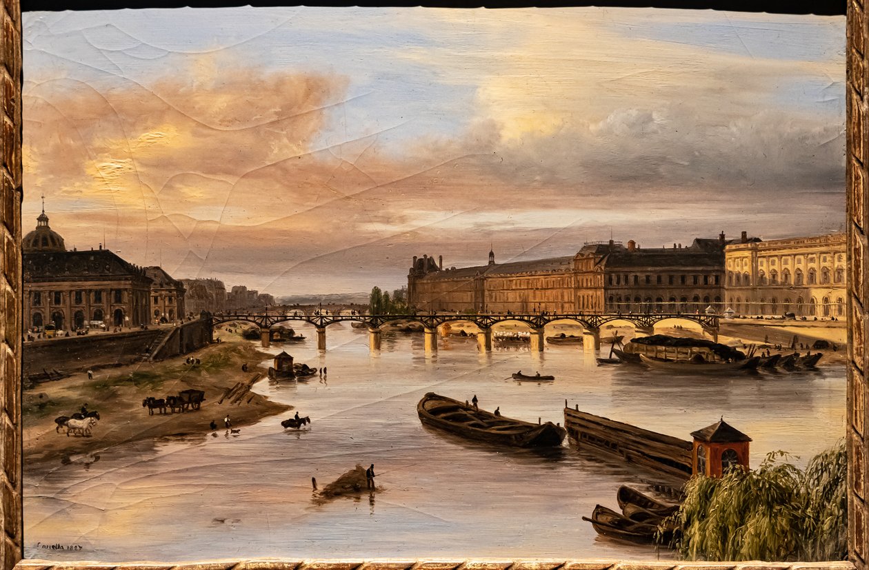 منظر لنهر السين من Pont Neuf بواسطة جوزيبي كانيلا
