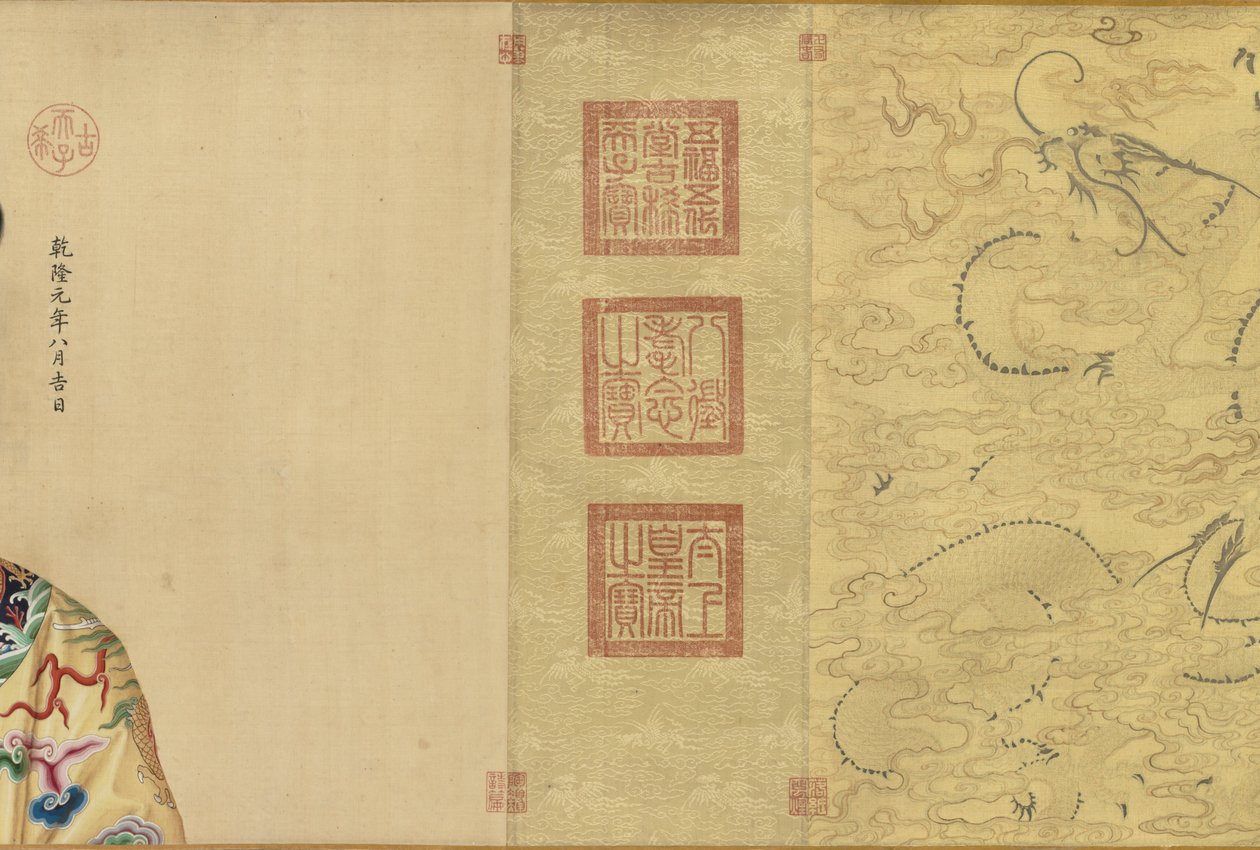 صور الإمبراطور تشيان لونغ ورفاقه الاثني عشر ، 1736 - ج. 1770. بواسطة جوزيبي كاستيليوني