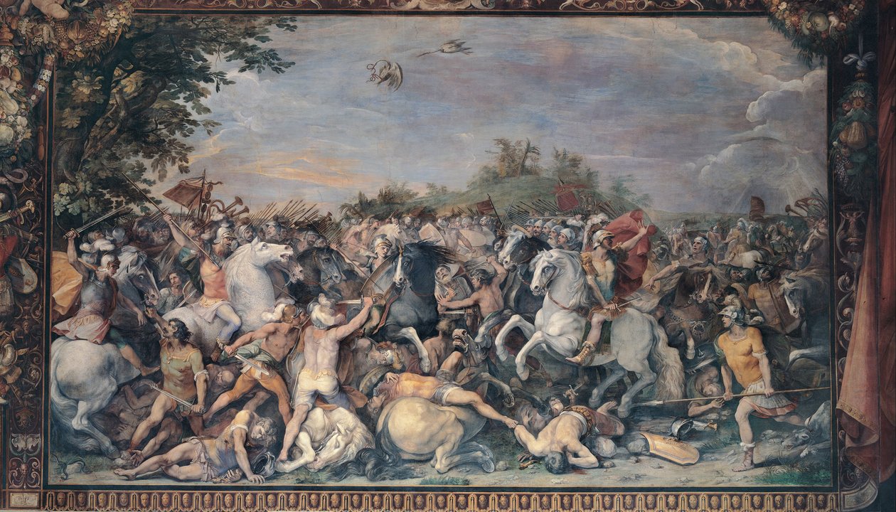 معركة ضد سكان Veii و Fidenae ، 1598-1599 بواسطة جوزيبي سيزاري