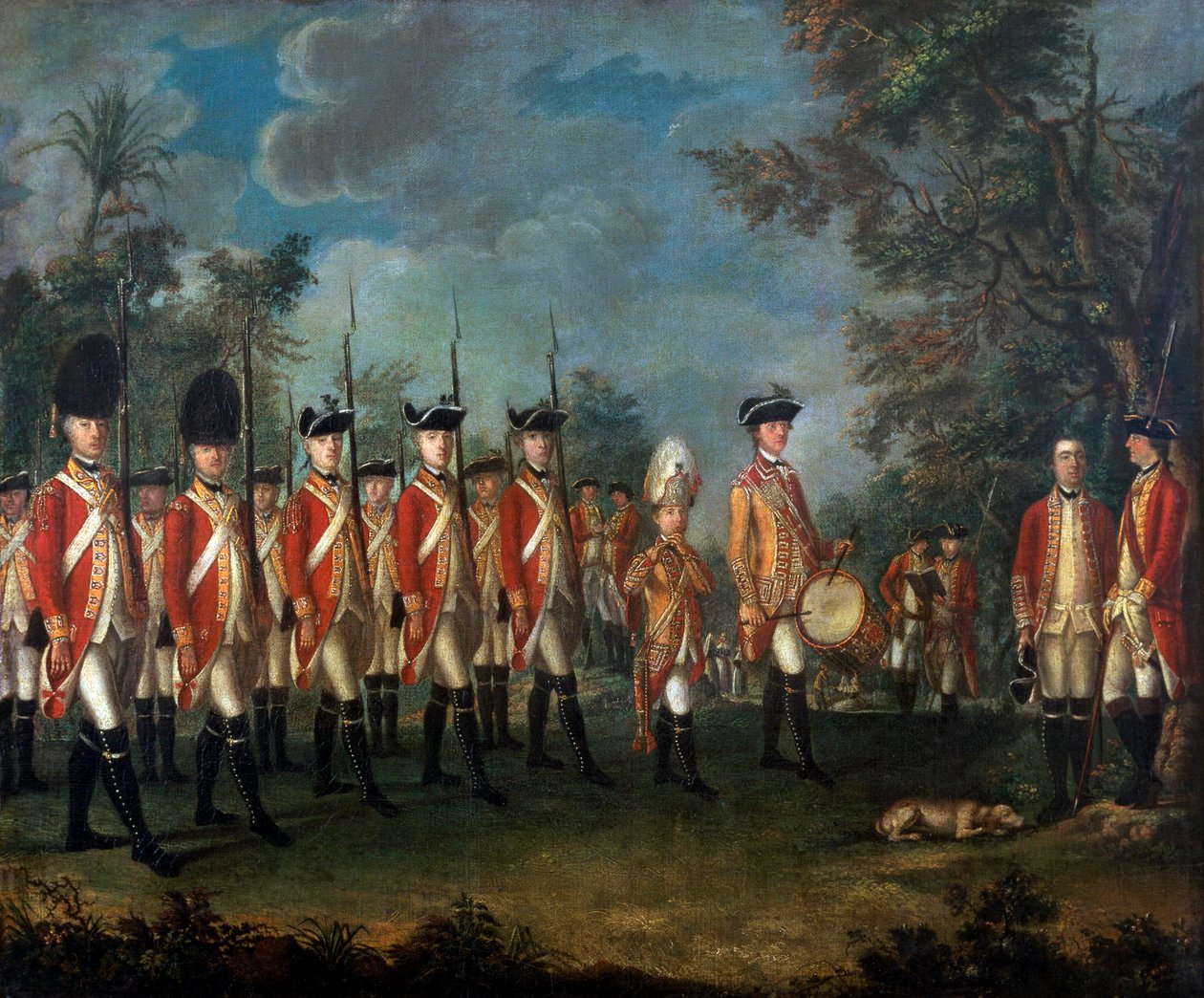 اللورد جورج لينوكس ، العقيد من فوج 25 من القدم ، حوالي 1771 (زيت على قماش) بواسطة جوزيبي شيزا