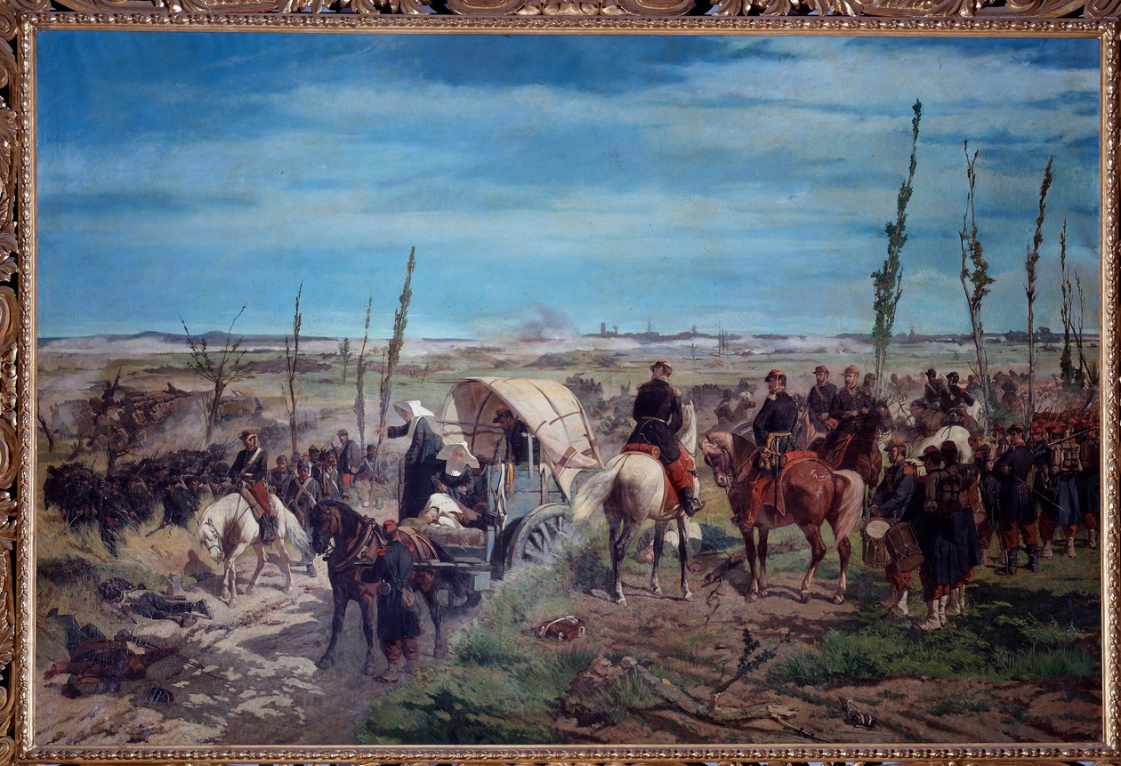 معسكر للجيش الإيطالي في معركة ماجنتا عام 1859 (زيت على قماش بواسطة جوزيبي فاتوري