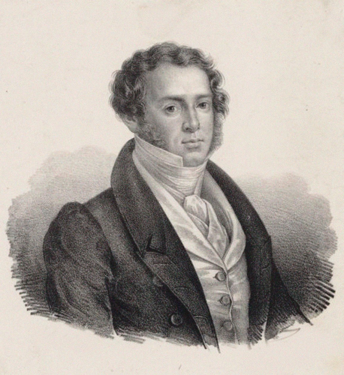 صورة للملحن Saverio Mercadante 1795-1870. بواسطة جوزيبي جوزيني