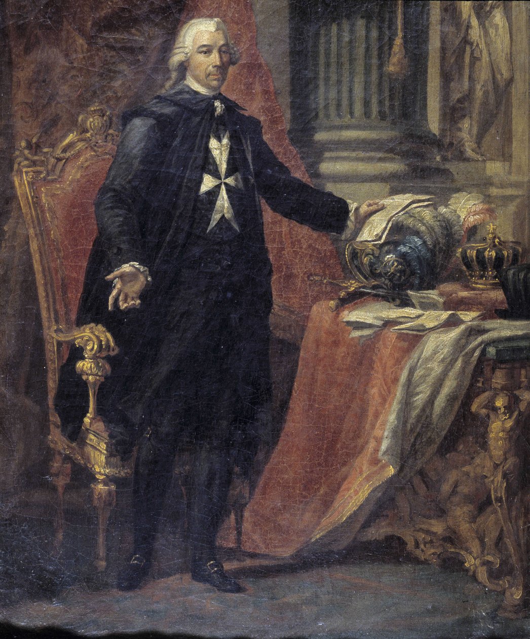 صورة للسيد دي روهان بقلم جوزيبي غريش (1755 - 1787). 14 × 11 سم. بواسطة جوزيبي جريتش
