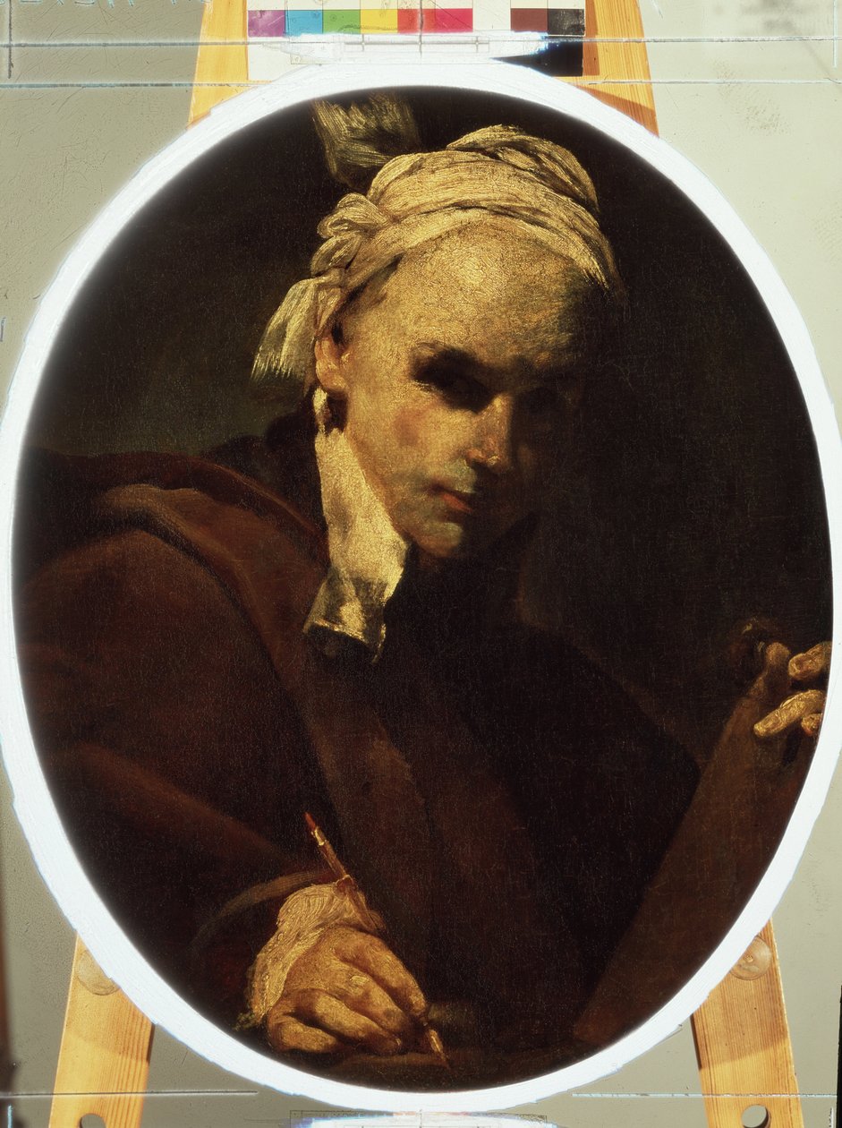 "بورتريه ذاتي" (بورتريه ذاتي) رسم جوزيبي ماريا كريسبي (1665-1747) حوالي 1700 متحف بوشكين ، موسكو بواسطة جوزيبي ماريا كريسبي