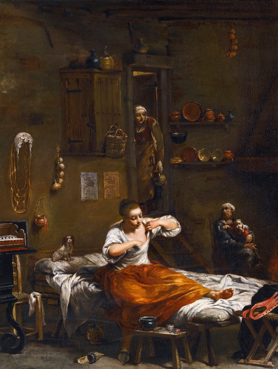 مطاردة البراغيث par Crespi بواسطة جوزيبي ماريا كريسبي