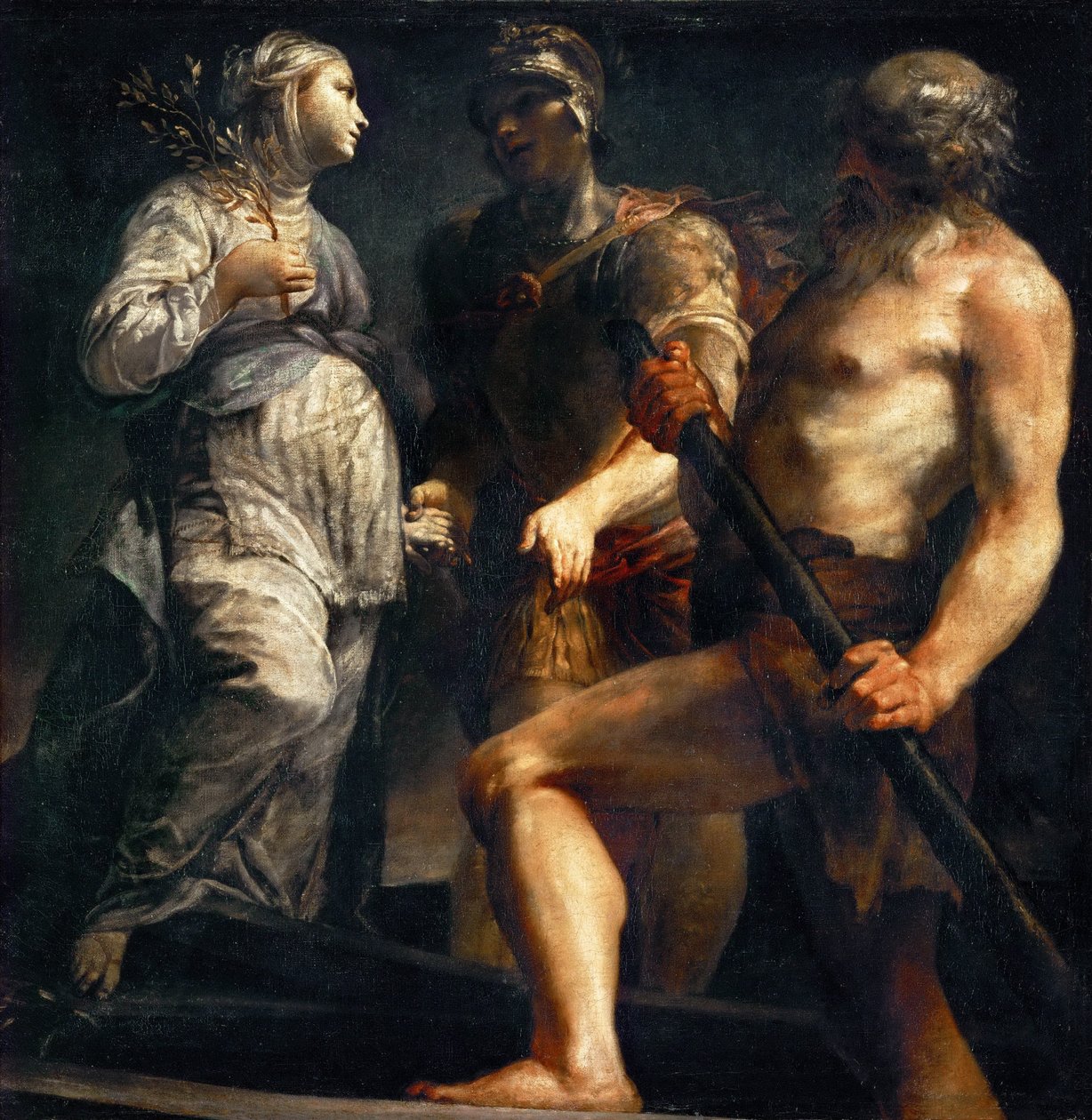 أينيس ، سيبيل وشارون ، كاليفورنيا. 1695 بواسطة جوزيبي ماريا كريسبي