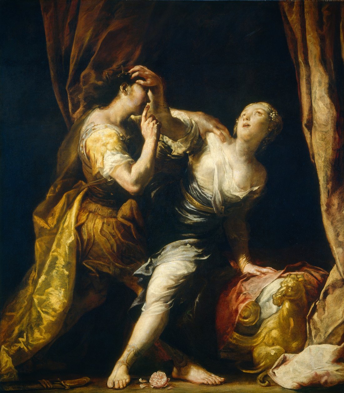 Tarquin و Lucretia بواسطة جوزيبي ماريا كريسبي