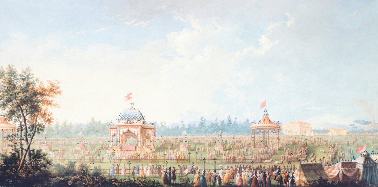سباق في كاسين ، جوزيبي ماريا تيريني (1739-1811) ، إيطاليا بواسطة جوزيبي ماريا تيريني