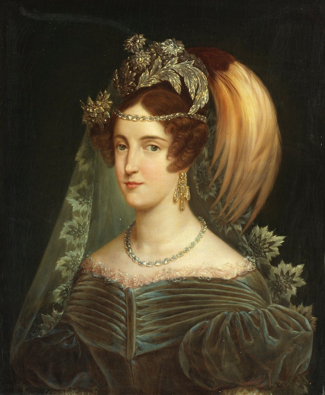 صورة لماريا كريستينا من سافوي 1812-1836 ، ملكة الصقليتين ، 1830. بواسطة جوزيبي نافارا
