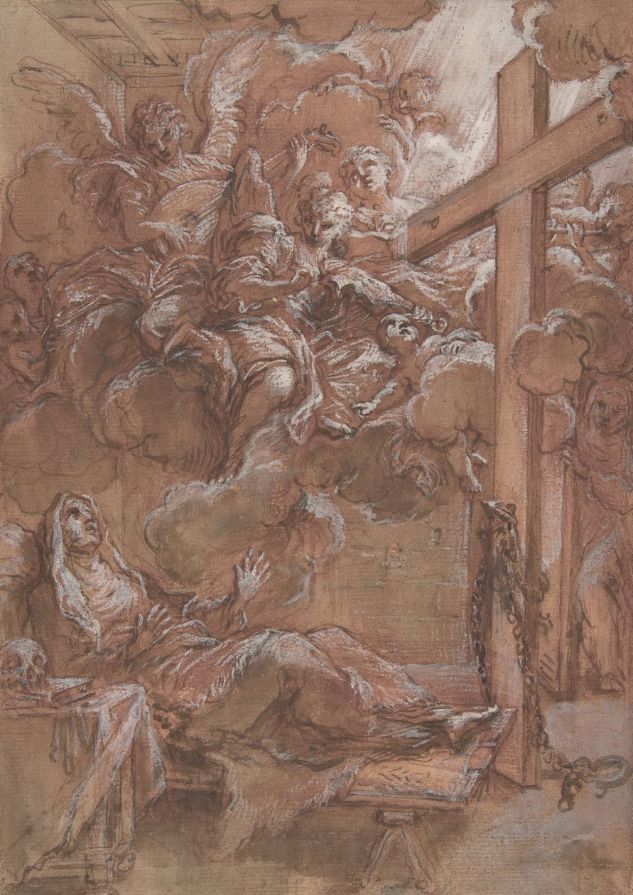 نشوة الطوباوية جاسينتا ماريسكوتي ، كاليفورنيا. 1675-1714. بواسطة جوزيبي باسيري