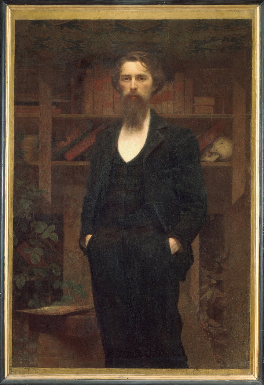 بورتريه ذاتي - جوزيبي بيليزا دا فولبيدو (1868-1907). زيت على قماش بواسطة جوزيبي بيليزا دا فولبيدو
