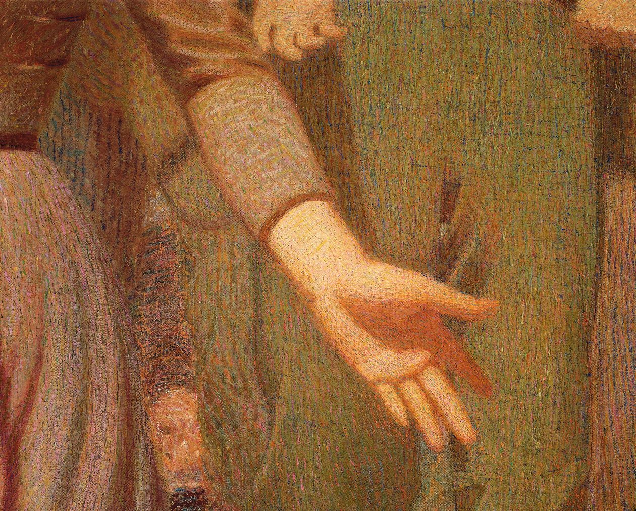 The Fourth State, by Giuseppe Pellizza da Volpedo, detail بواسطة جوزيبي بيليزا دا فولبيدو