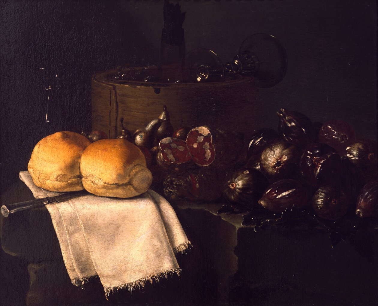 داخل المطبخ، جوزيبي ريكو (1634-1695) بواسطة جوزيبي ريكو