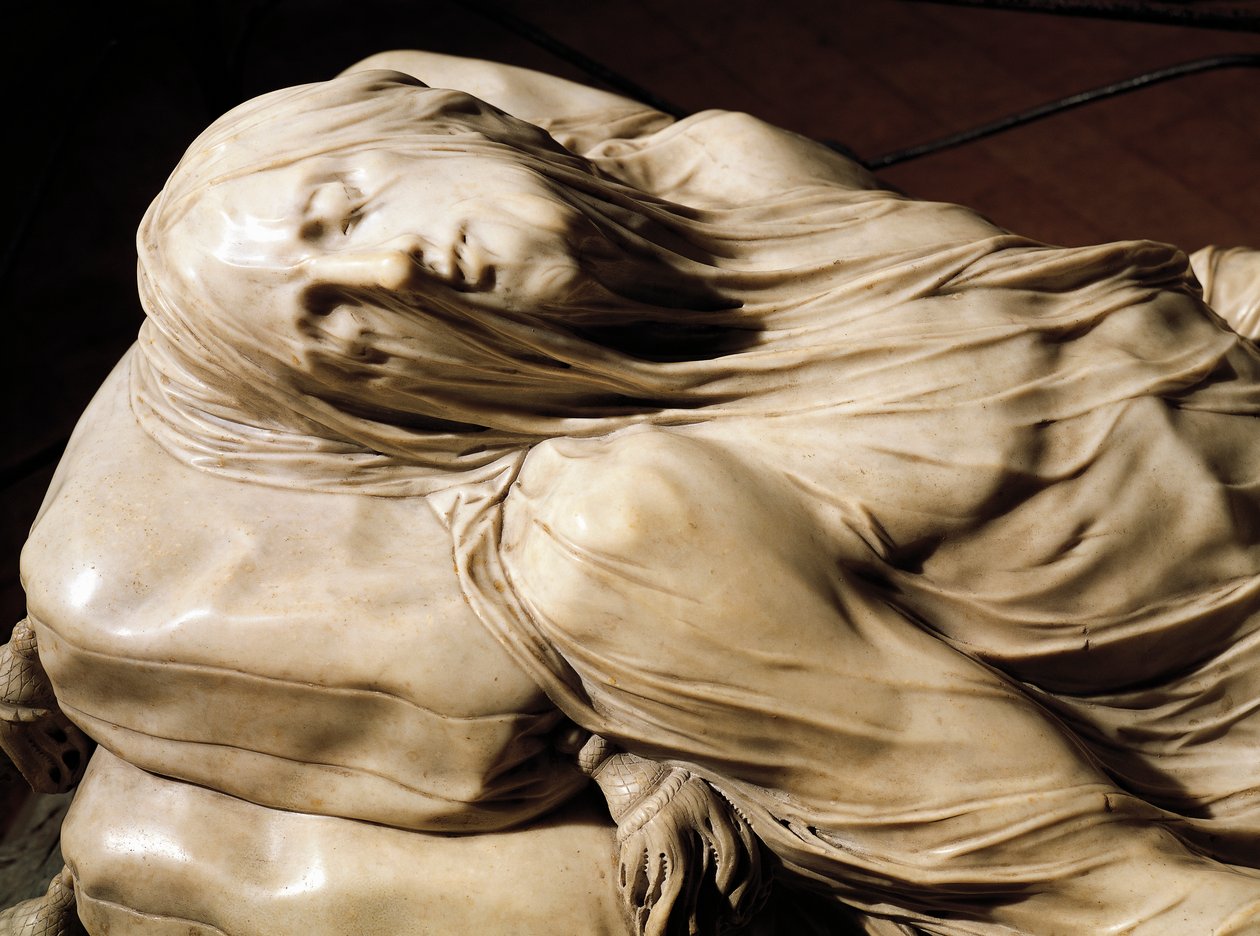 The Veiled Christ بواسطة جوزيبي سانمارتينو
