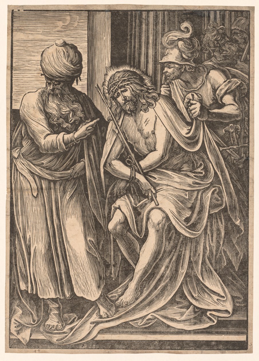 Ecce Homo ، أواخر القرن السادس عشر وأوائل القرن السابع عشر. بواسطة جوزيبي سكولاري