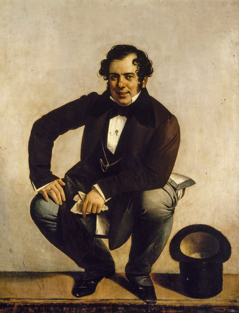 بورتريه ذاتي لجوزيبي تومينز (1790-1866) بواسطة جوزيبي تومينز