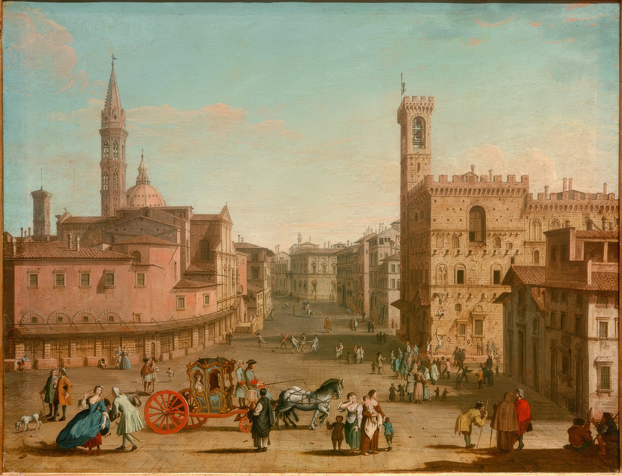 Die Piazza San Florence بواسطة جوزيبي زوتشي