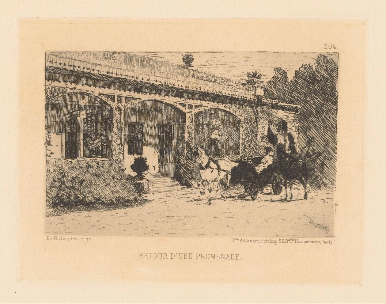 العودة من التنزه Retour d