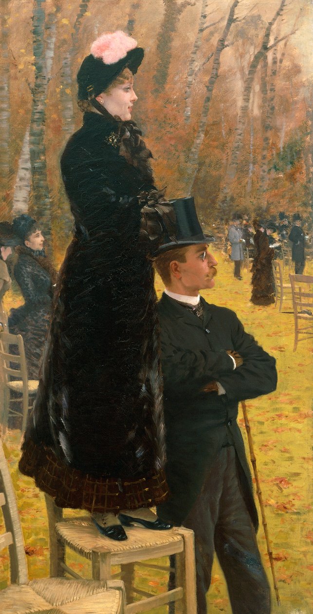 At Auteuil races by Giuseppe de Nittis (1846-1884), oil on canvas بواسطة جوزيبي أو جوزيف دي نيتيس