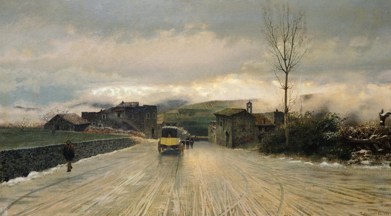 Crossing of Apennines بواسطة جوزيبي أو جوزيف دي نيتيس