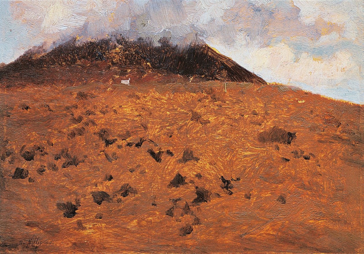On slopes of Vesuvius بواسطة جوزيبي أو جوزيف دي نيتيس
