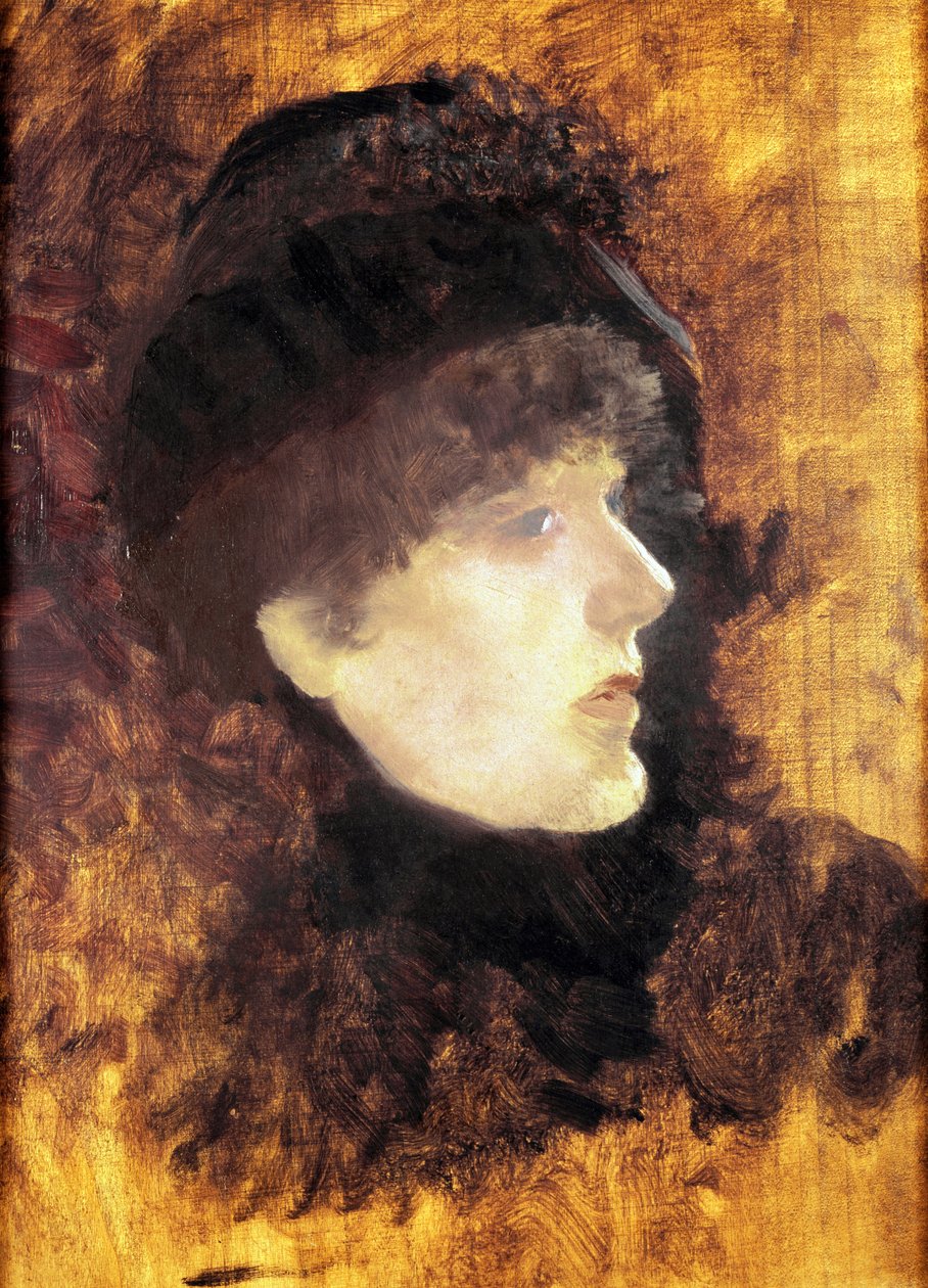 صورة سارة برنهاردت. لوحة جوزيبي دي نيتيس (1846-1884) بواسطة جوزيبي أو جوزيف دي نيتيس